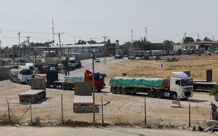 Μεσανατολικό: Νέα αυτοκινητοπομπή με βοήθεια στη Γάζα